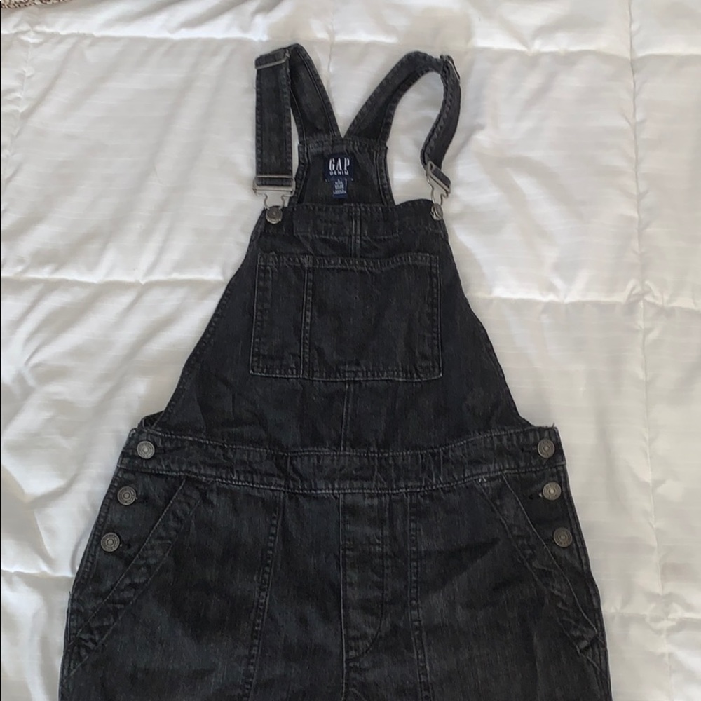 GAP Black Wash Overalls Small Petite